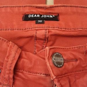 Dear John pants beautiful rust color